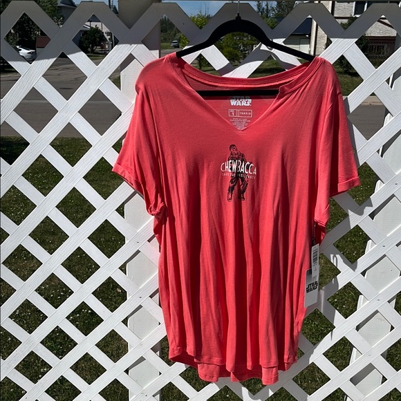 Torrid Lucas Star Wars Chewbacca Classic Fit Clip Neck Top - Picture 5 of 11
